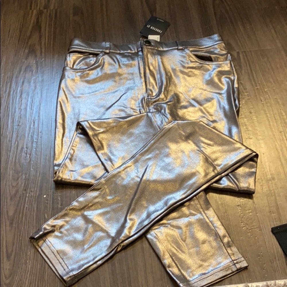 holographic disco pants